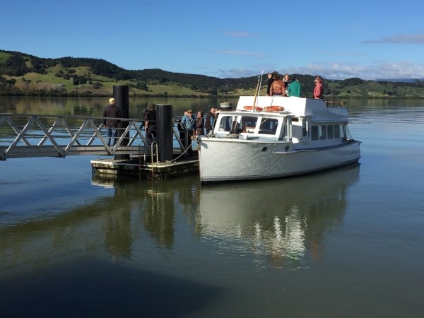 Rānui historic launch on the Hokianga Harbour